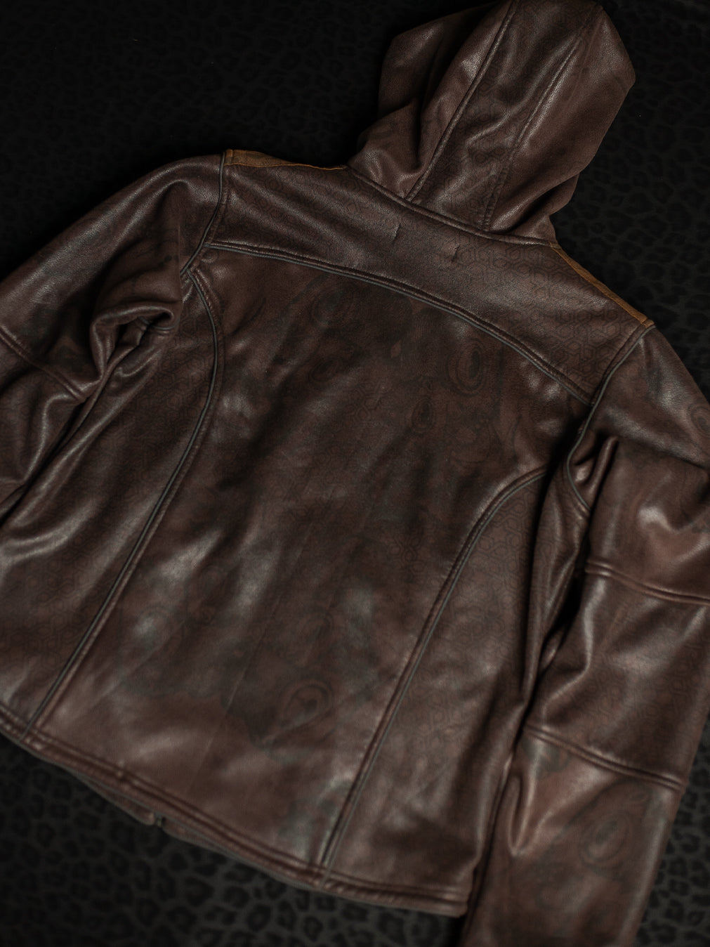 Jacket Men / High Tech Fake Leather - Brown BUFO CORALIA